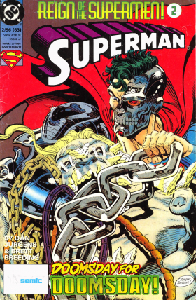 Superman 02/1996 - Rządy Supermenów - Żywy/Przygody Supermana, gdy był... chłopcem
