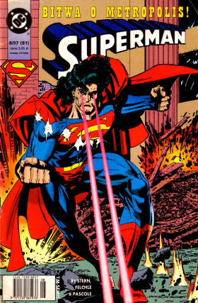 Superman 08/1997 – Bitwa o Metropolis - Oko Cyklonu/Wojna